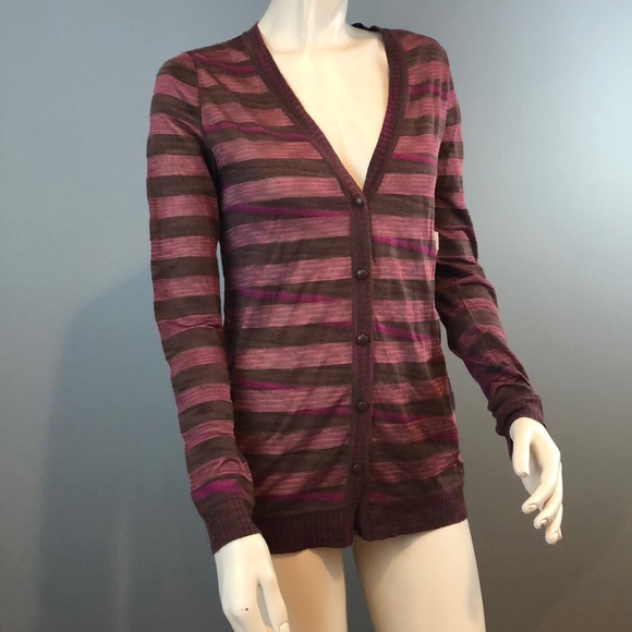 Missoni Sweaters - NWT Missoni Classic Purple/Brown Print Sz 42/US 6